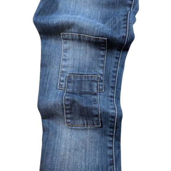 Kut from the Kloth Womens 4 Brigitte Ankle Skinny Mid Rise Denim Jeans Patchwork - Picture 7 of 7